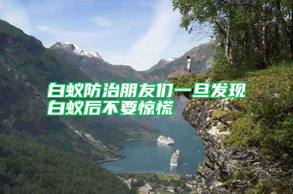 白蚁防治朋友们一旦发现白蚁后不要惊慌