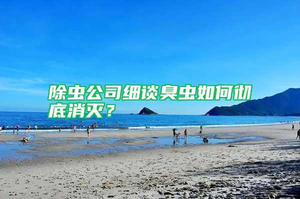 除虫公司细谈臭虫如何彻底消灭？