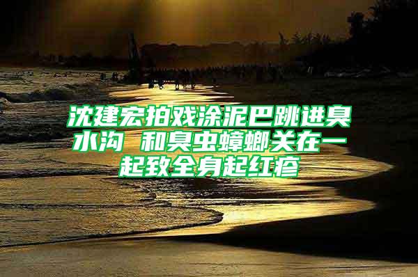 沈建宏拍戏涂泥巴跳进臭水沟 和臭虫蟑螂关在一起致全身起红疹