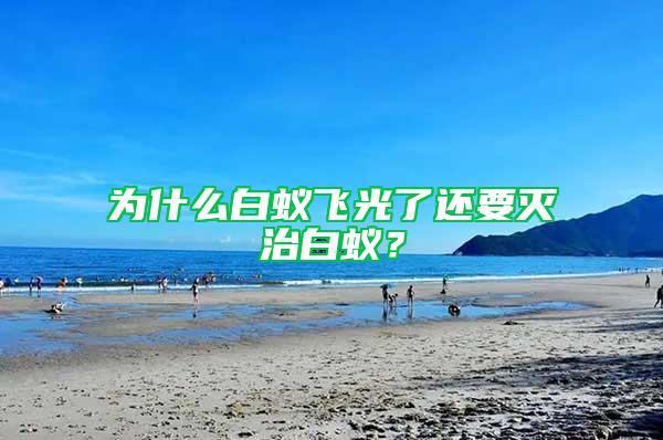 为什么白蚁飞光了还要灭治白蚁？