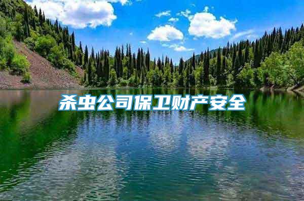 杀虫公司保卫财产安全