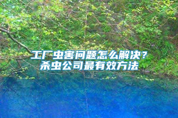 工厂虫害问题怎么解决？杀虫公司最有效方法