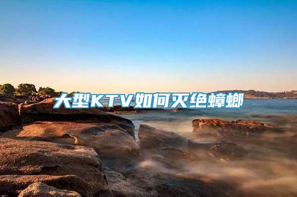 大型KTV如何灭绝蟑螂