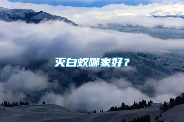 灭白蚁哪家好？