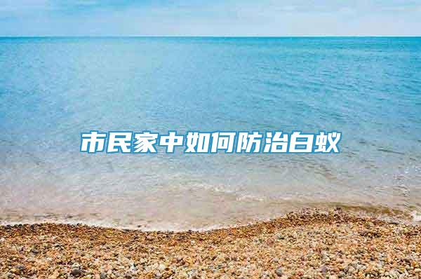 市民家中如何防治白蚁