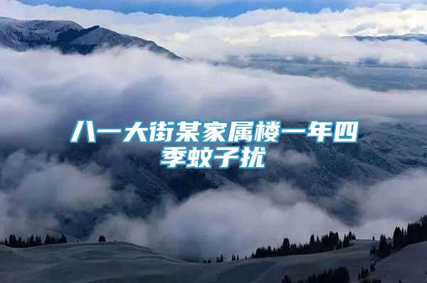 八一大街某家属楼一年四季蚊子扰