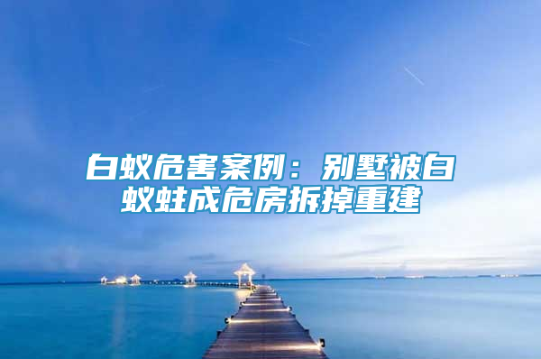 白蚁危害案例：别墅被白蚁蛀成危房拆掉重建