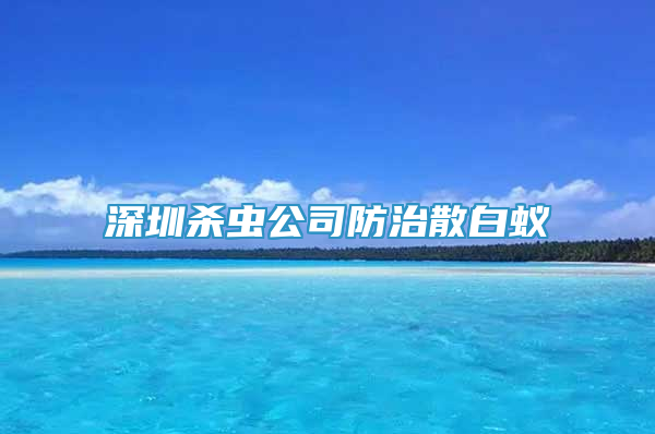深圳杀虫公司防治散白蚁