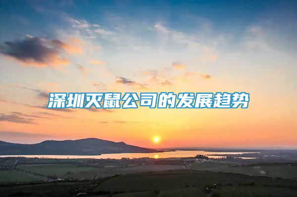 深圳灭鼠公司的发展趋势
